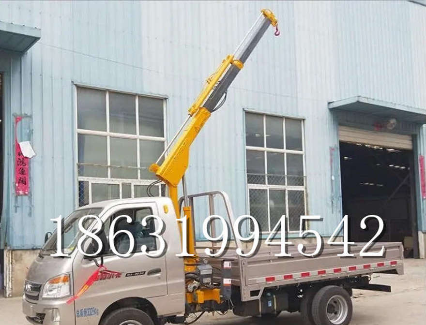 延安市车载吊机履带式液压固定车载吊出租全电动液压吊车载吊机小型随车吊车载